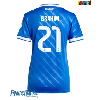 Real Madrid Brahim Diaz #21 Tricou Fotbal Replică 2025-26 Femei Treilea